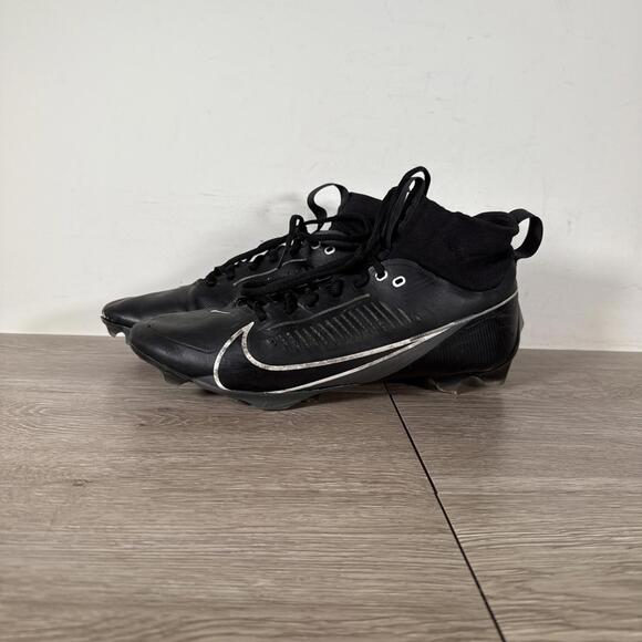 Nike Men’s Size 10.5 Vapor Edge Pro 360 2 Football Cleats Black White DA5456-010 - Picture 1 of 8